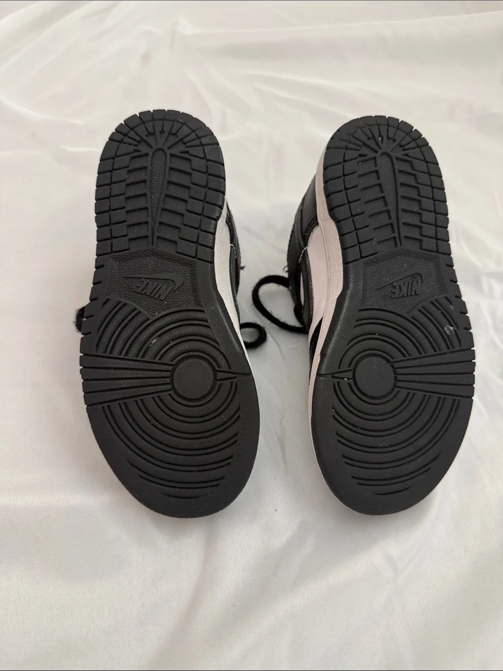 Nike Kids Dunk Black and White Low-Top Sneakers